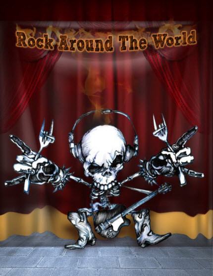 metallschädel - rock around the world