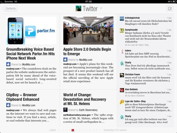 Flipboard for iPad - Geniale Applikation!